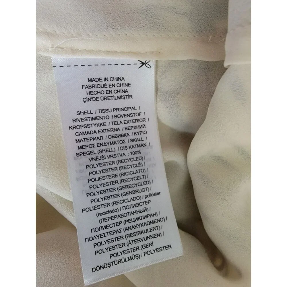 NWT Ralph Lauren Floral Striped Olive Green Mini Skirt - sz 8 - Picture 5 of 7